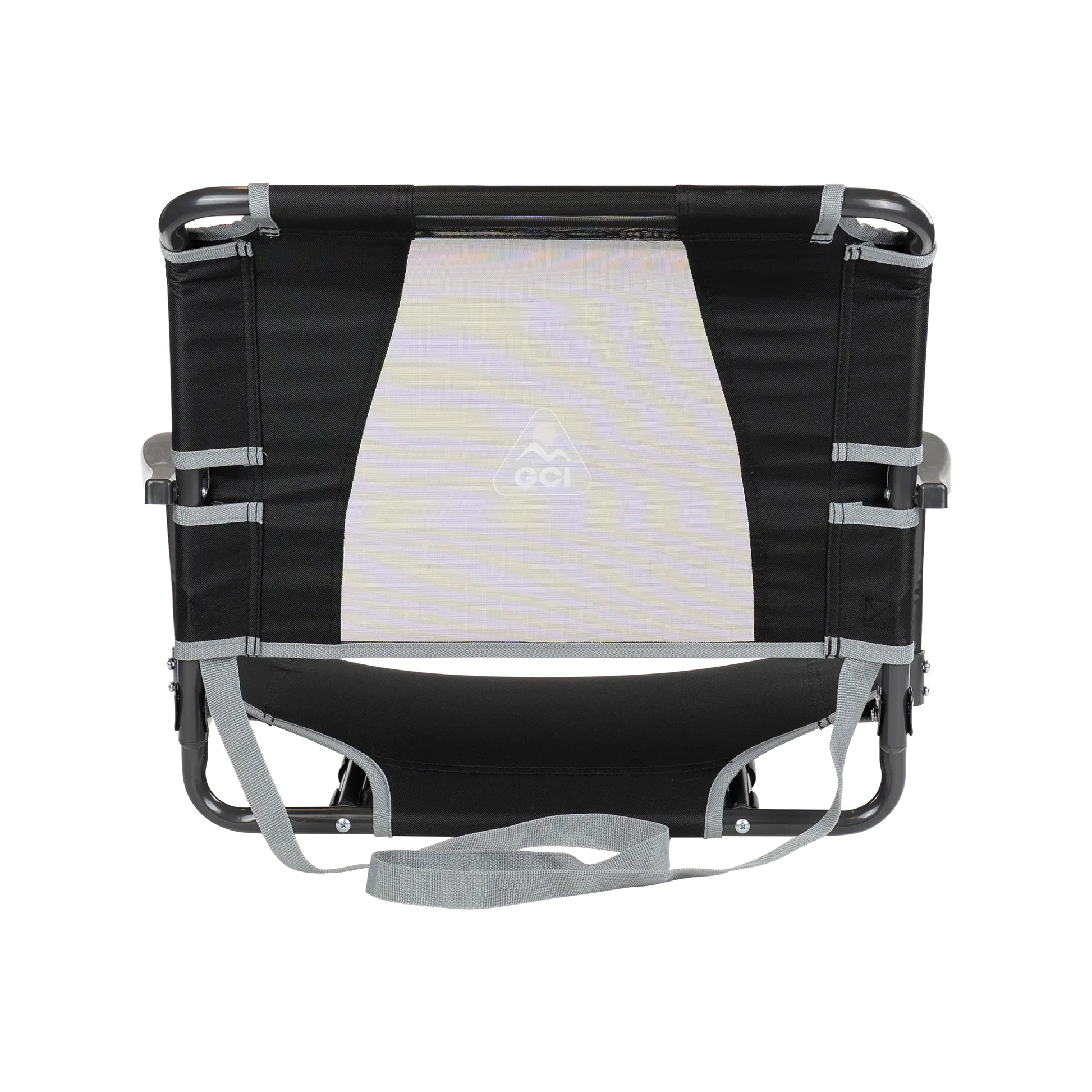 Ultra-Lightweight Big Comfort Stadium Chair with Armrests - Choice 465 - Bleacher-Friendly Stadium Chair with Back Support Detail