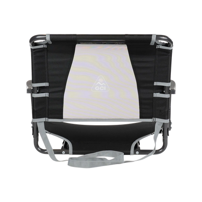 Ultra-Lightweight Big Comfort Stadium Chair with Armrests - Choice 465 - Bleacher-Friendly Stadium Chair with Back Support Detail