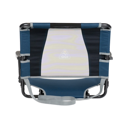 Ultra-Lightweight Big Comfort Stadium Chair with Armrests - Choice 465 - Bleacher-Friendly Stadium Chair with Back Support Detail
