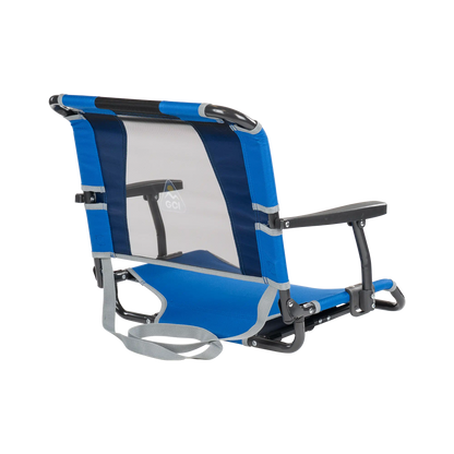 Ultra-Lightweight Big Comfort Stadium Chair with Armrests - Choice 465 - Bleacher-Friendly Stadium Chair with Back Support Detail
