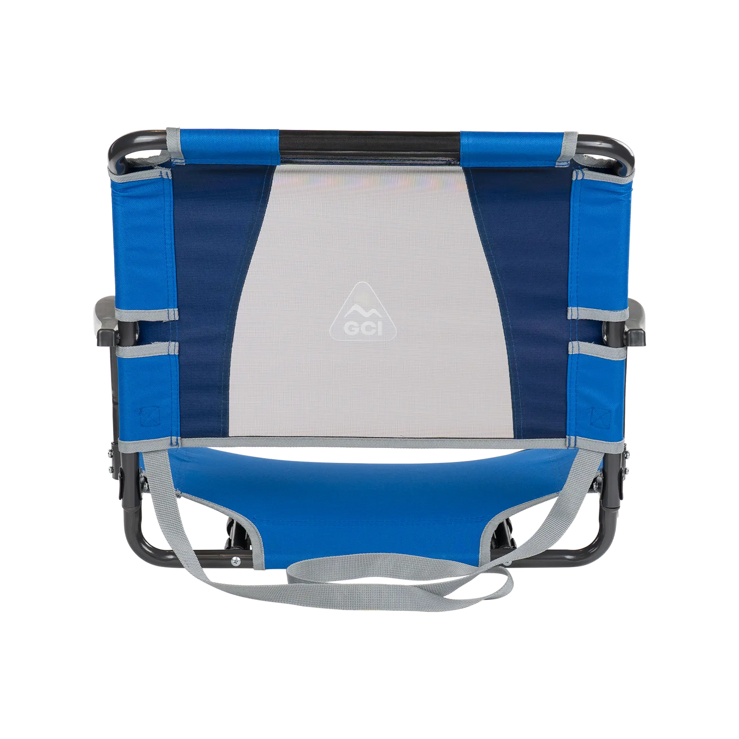 Ultra-Lightweight Big Comfort Stadium Chair with Armrests - Choice 465 - Bleacher-Friendly Stadium Chair with Back Support Detail