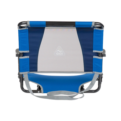 Ultra-Lightweight Big Comfort Stadium Chair with Armrests - Choice 465 - Bleacher-Friendly Stadium Chair with Back Support Detail