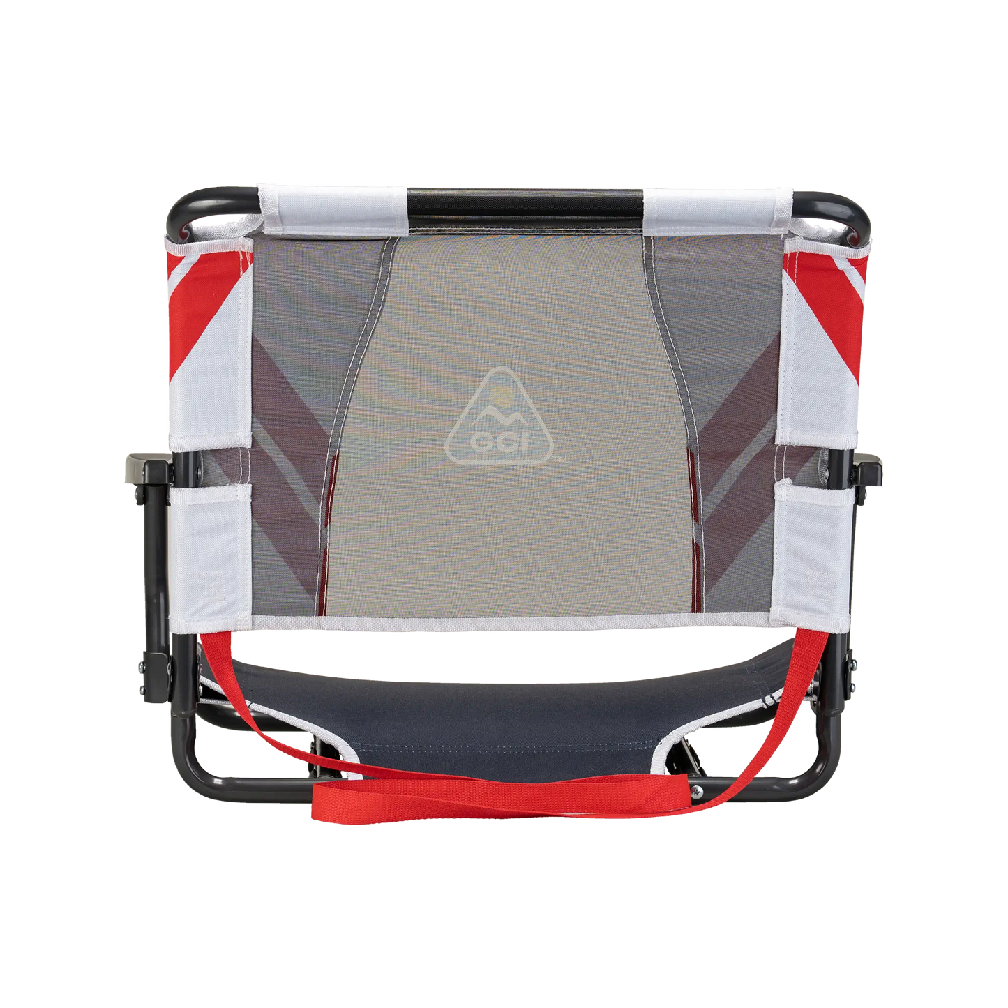 Ultra-Lightweight Big Comfort Stadium Chair with Armrests - Choice 465 - Bleacher-Friendly Stadium Chair with Back Support Detail