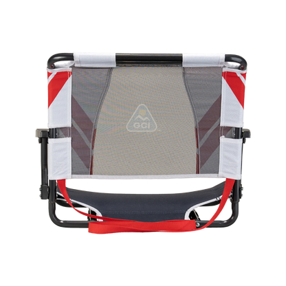 Ultra-Lightweight Big Comfort Stadium Chair with Armrests - Choice 465 - Bleacher-Friendly Stadium Chair with Back Support Detail