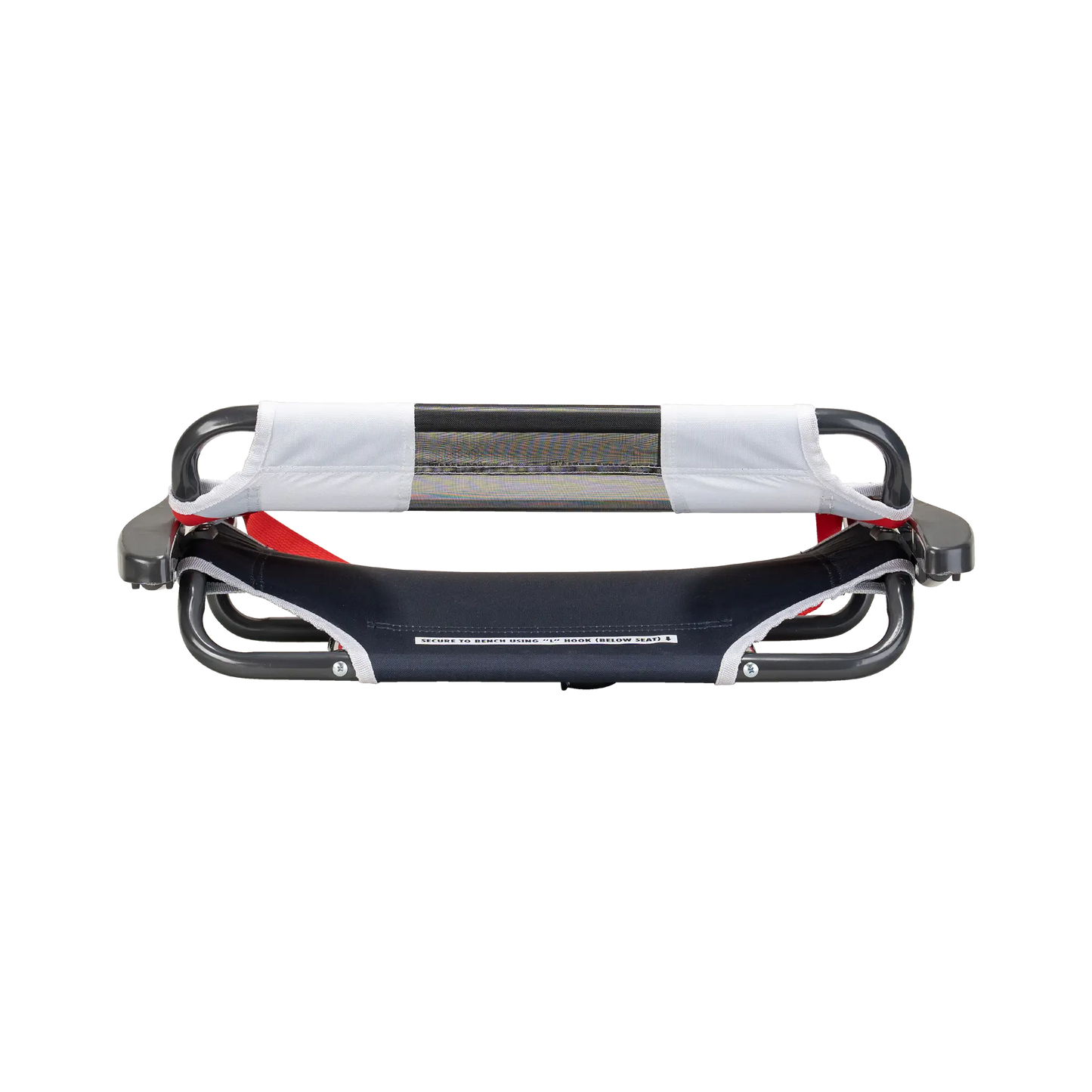 Ultra-Lightweight Big Comfort Stadium Chair with Armrests - Choice 465 - Bleacher-Friendly Stadium Chair with Back Support Detail