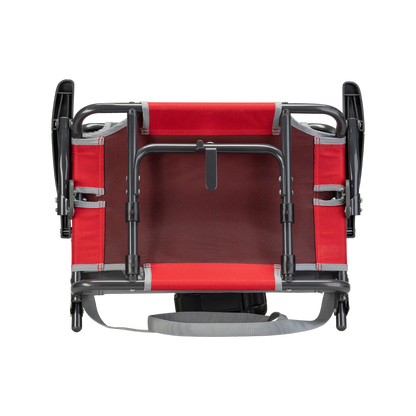 Ultra-Lightweight Big Comfort Stadium Chair with Armrests - Choice 465 - Bleacher-Friendly Stadium Chair with Back Support Detail