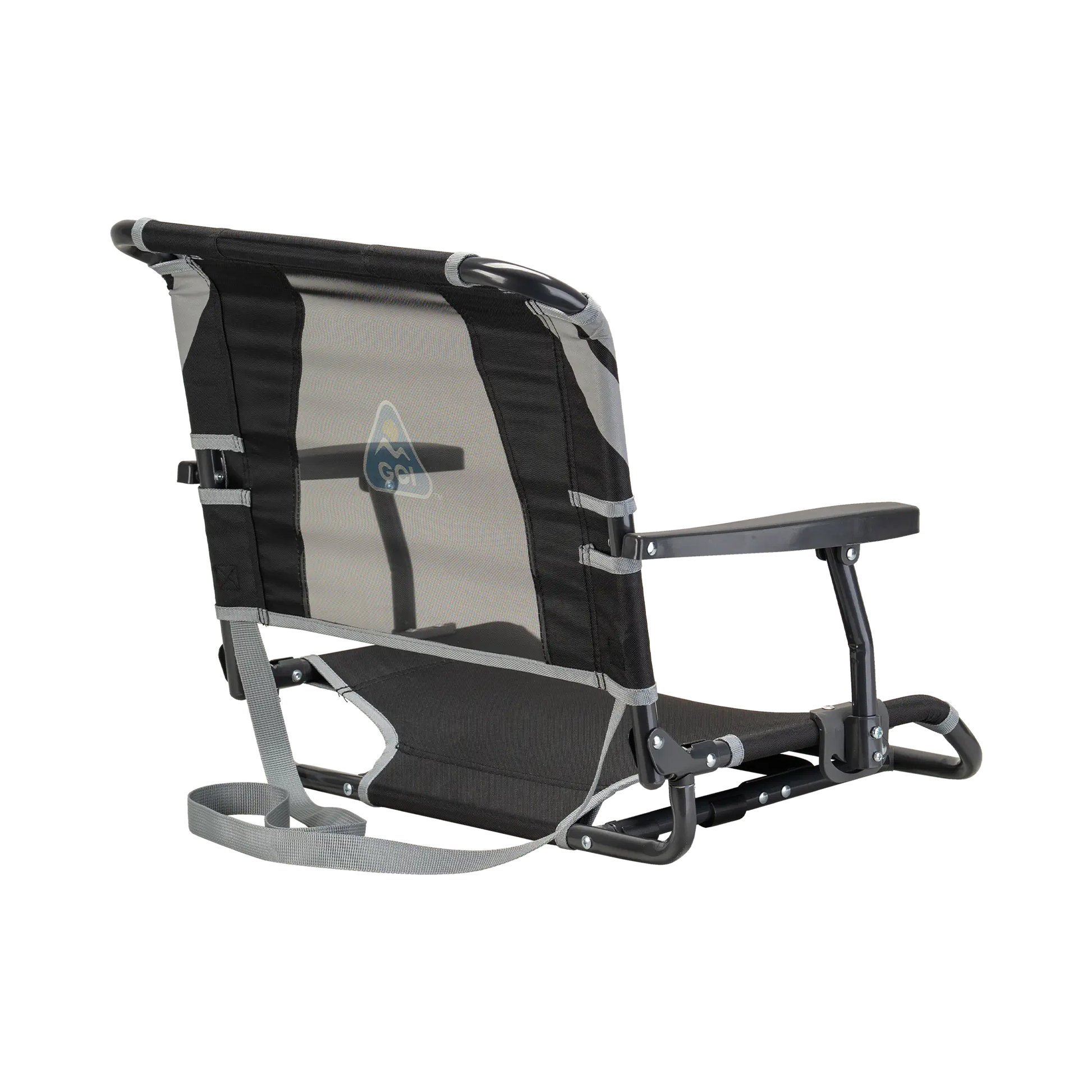 Ultra-Lightweight Big Comfort Stadium Chair with Armrests - Choice 465 - Bleacher-Friendly Stadium Chair with Back Support Detail