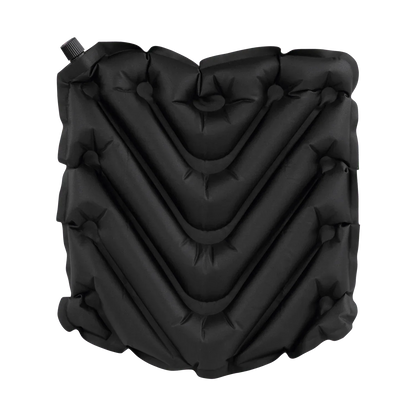 Ergonomic Back-Support College V Seat Inflatable Stadium Cushion - Iowa Hawkeyes - Choice 157 - Grandstand Cushion Seat with Secure Under-Bench Hooks Detail