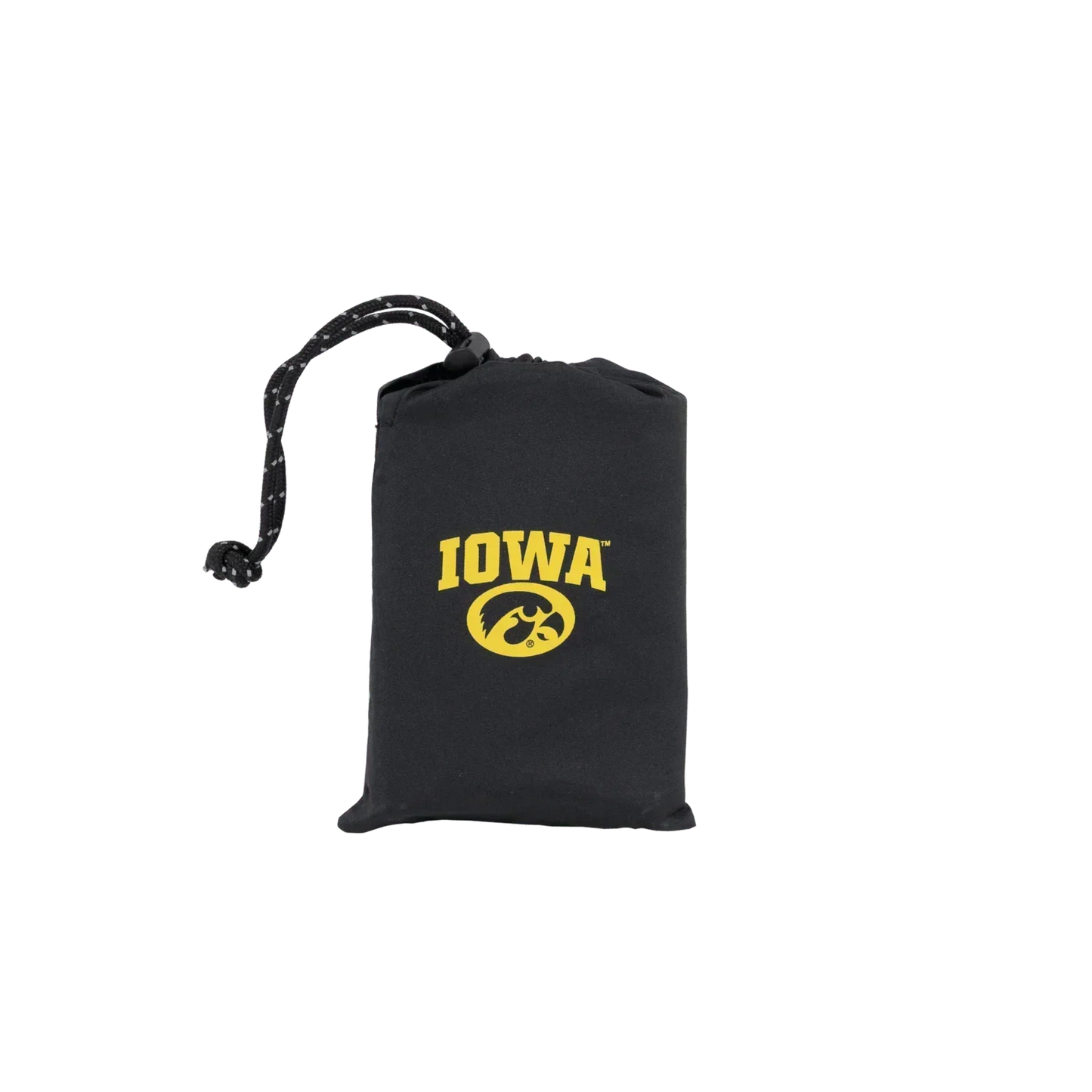 Ergonomic Back-Support College V Seat Inflatable Stadium Cushion - Iowa Hawkeyes - Choice 157 - Grandstand Cushion Seat with Secure Under-Bench Hooks Detail