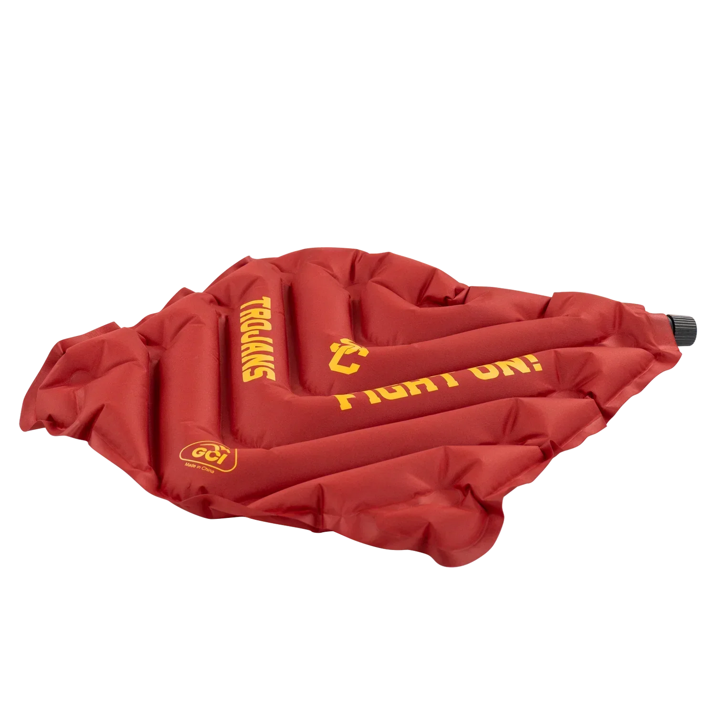 Ultra-Lightweight College V Seat Inflatable Stadium Cushion - USC Trojans - Choice 523 - Lightweight Folding Bleacher Chair with Cushioning Detail