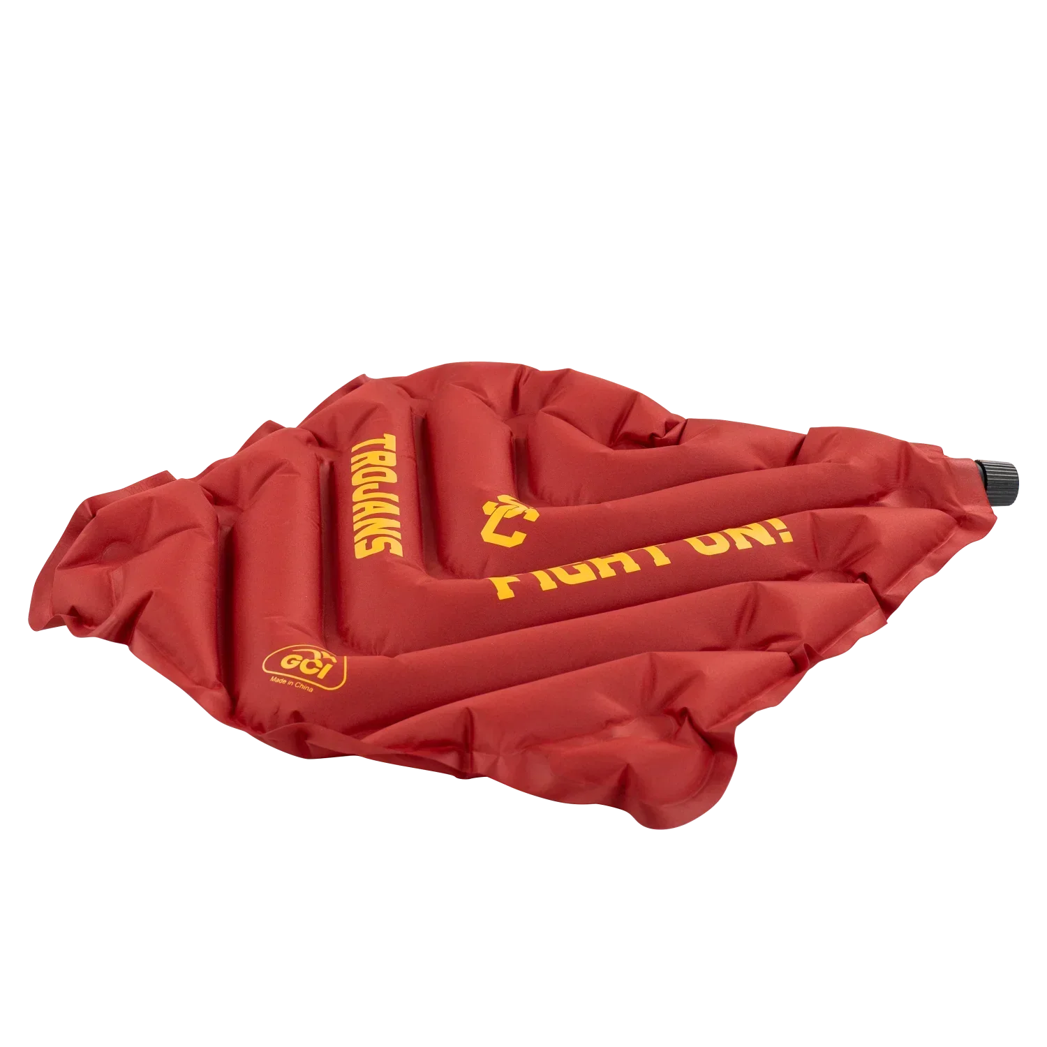 Ultra-Lightweight College V Seat Inflatable Stadium Cushion - USC Trojans - Choice 523 - Lightweight Folding Bleacher Chair with Cushioning Detail