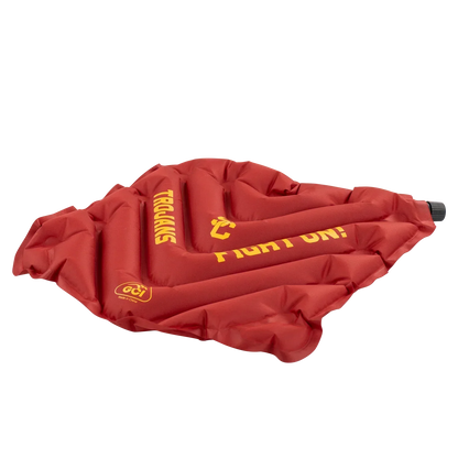 Ultra-Lightweight College V Seat Inflatable Stadium Cushion - USC Trojans - Choice 523 - Lightweight Folding Bleacher Chair with Cushioning Detail