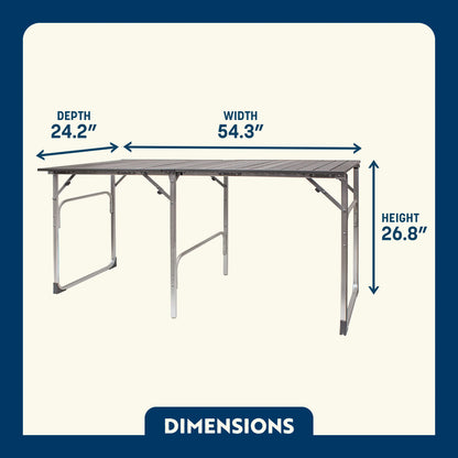 Slim-Fold Slim-Fold Table - Choice 196 - Slim-Fold Outdoor Cook Station with Storage Shelves Detail
