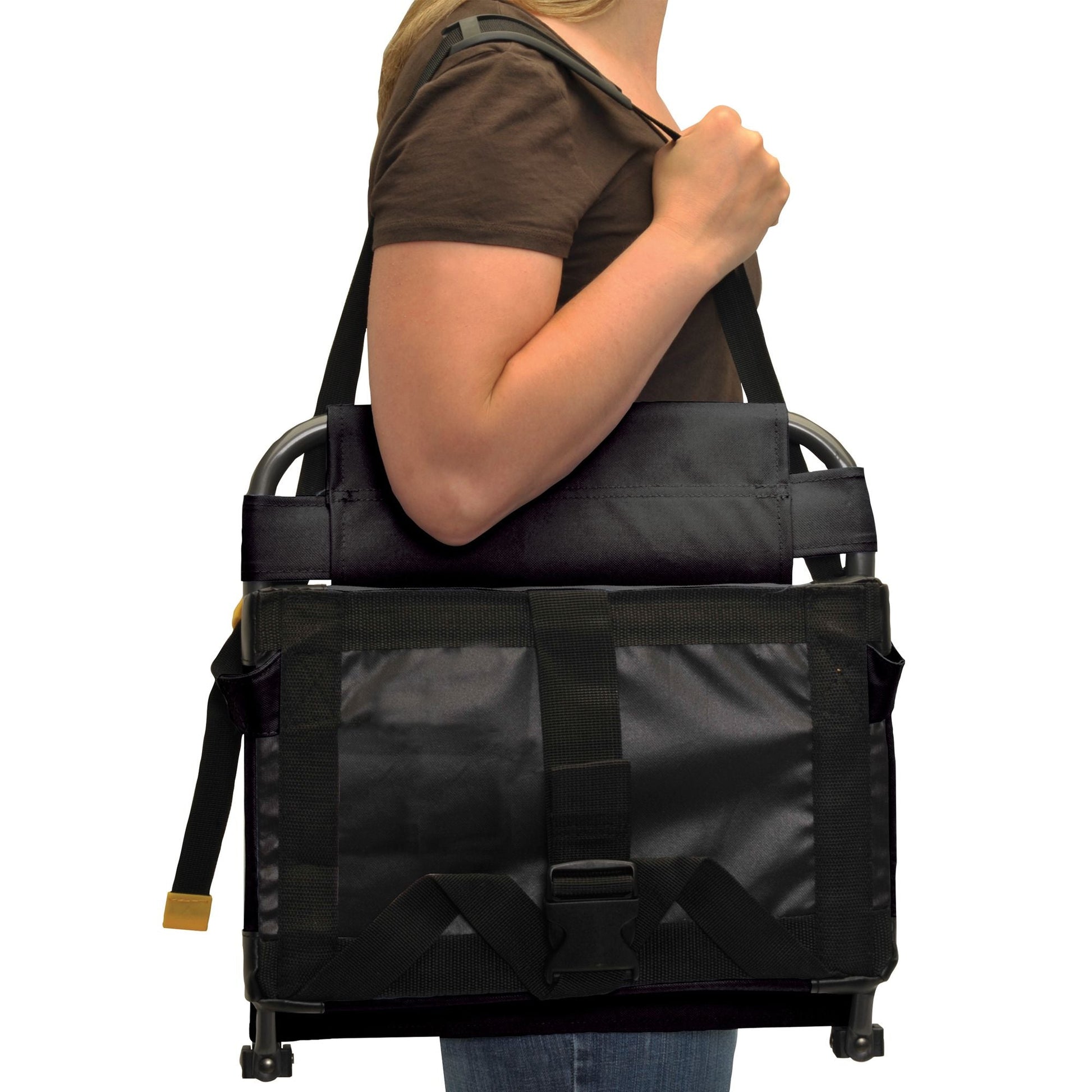 Ergonomic Back-Support BleacherBack - Choice 696 - Bleacher-Friendly Stadium Chair with Back Support Detail