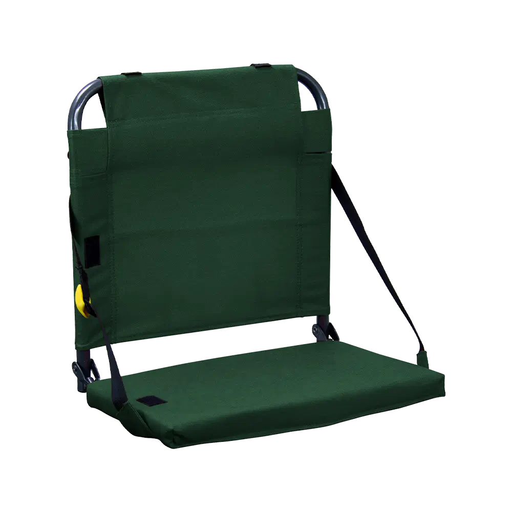 Ergonomic Back-Support BleacherBack - Choice 696 - Bleacher-Friendly Stadium Chair with Back Support - Hunter