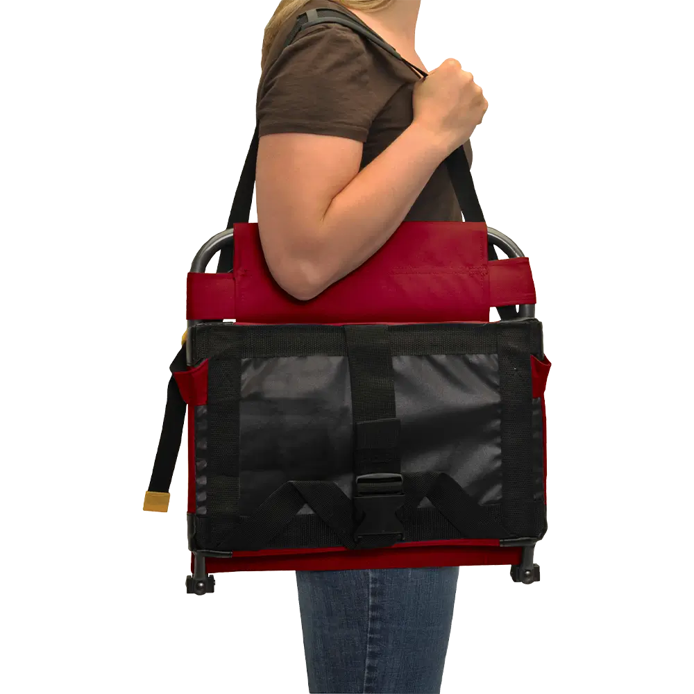 Ergonomic Back-Support BleacherBack - Choice 696 - Bleacher-Friendly Stadium Chair with Back Support Detail