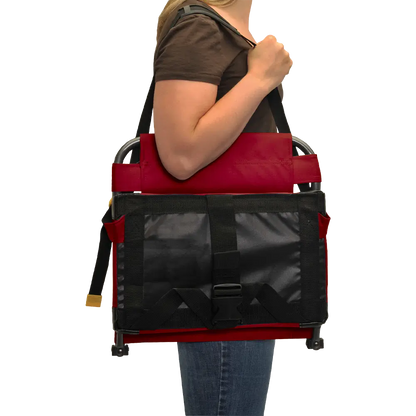 Ergonomic Back-Support BleacherBack - Choice 696 - Bleacher-Friendly Stadium Chair with Back Support Detail