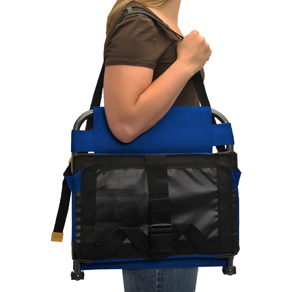 Ergonomic Back-Support BleacherBack - Choice 696 - Bleacher-Friendly Stadium Chair with Back Support Detail