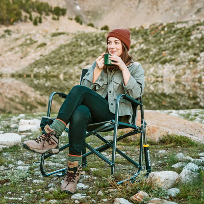 Premium All-Weather Freestyle Rocker - Choice 711 - Freestyle Rocker Portable Outdoor Folding Chair Detail