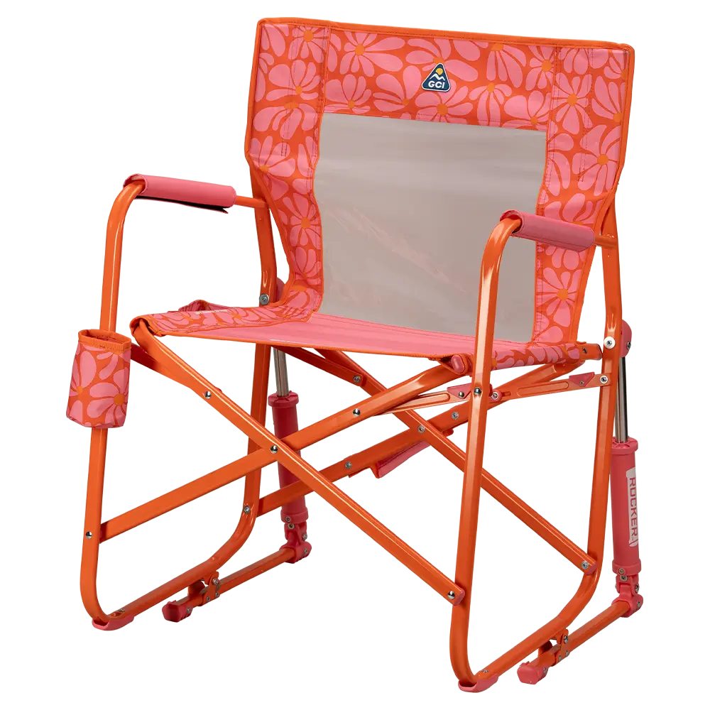 Premium All-Weather Freestyle Rocker - Choice 711 - Freestyle Rocker Portable Outdoor Folding Chair Detail