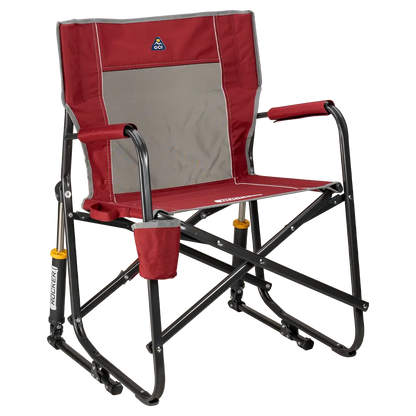 Premium All-Weather Freestyle Rocker - Choice 711 - Freestyle Rocker Portable Outdoor Folding Chair - Cinnamon