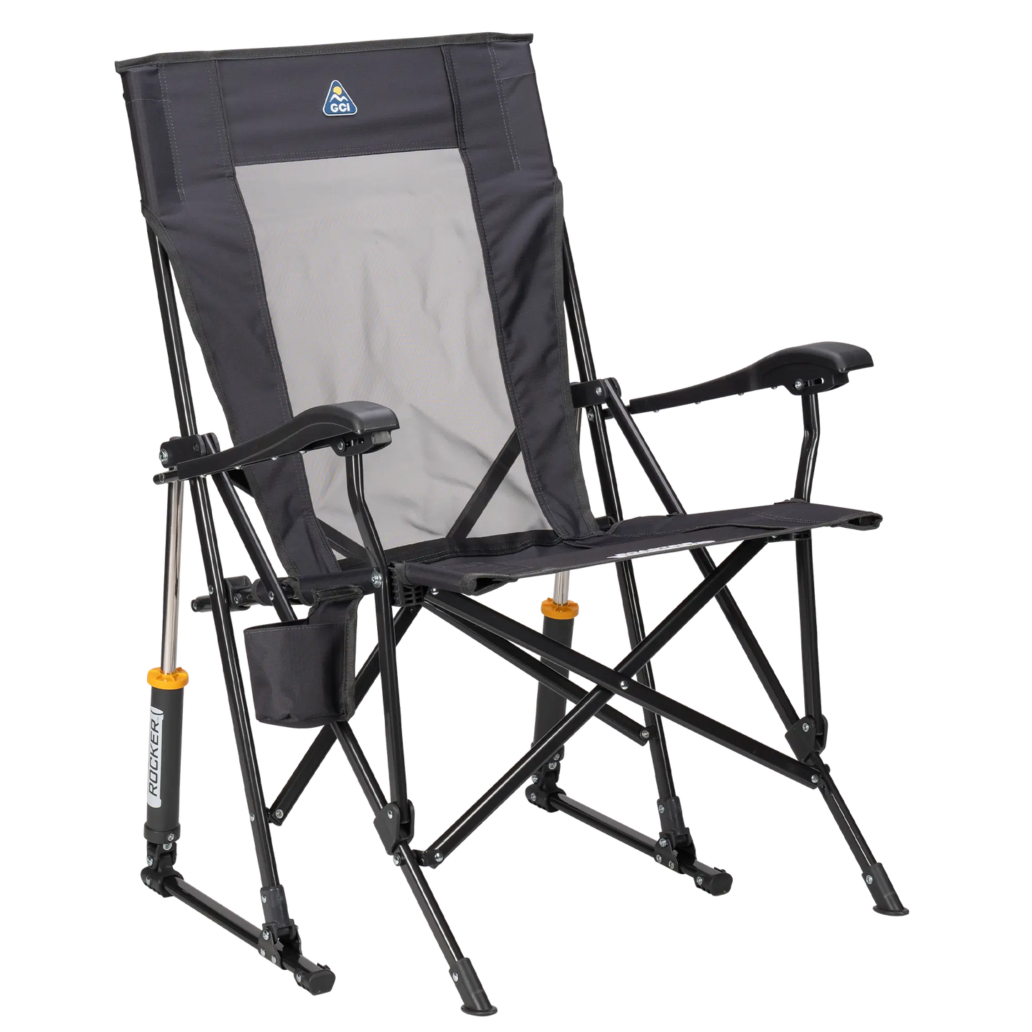 Smooth Motion RoadTrip Rocker - Choice 855 - RoadTrip Rocker Smooth Motion Camp Chair - Dark Charcoal