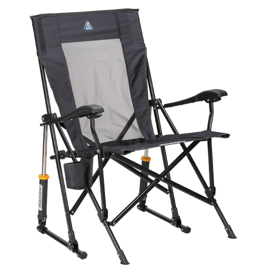Smooth Motion RoadTrip Rocker - Choice 855 - RoadTrip Rocker Smooth Motion Camp Chair - Dark Charcoal