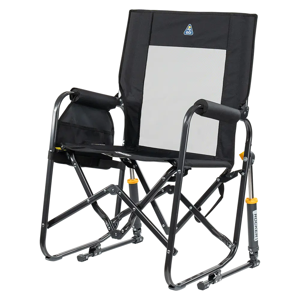 Heavy-Duty Freestyle Stowaway Rocker - Choice 794 - Patented Spring-Action Rocking Chair for Camping Detail