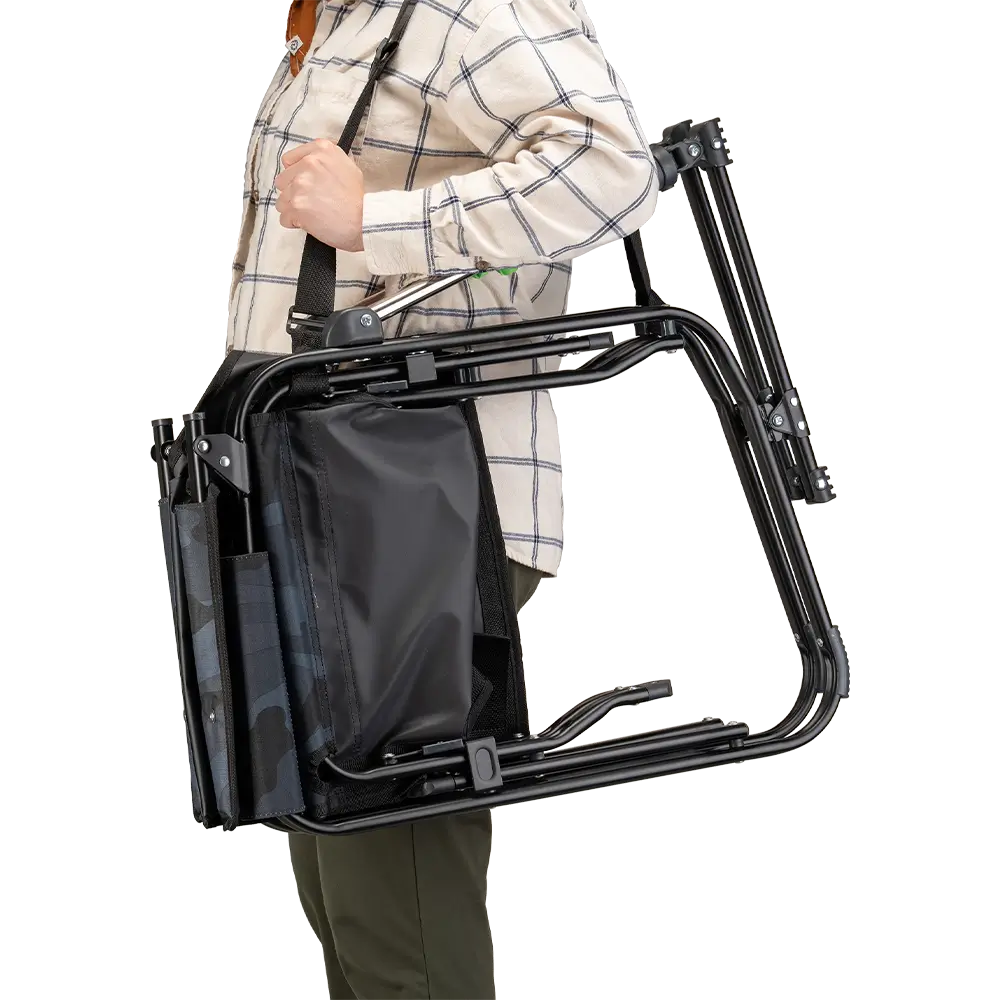 Heavy-Duty Freestyle Stowaway Rocker - Choice 794 - Patented Spring-Action Rocking Chair for Camping Detail