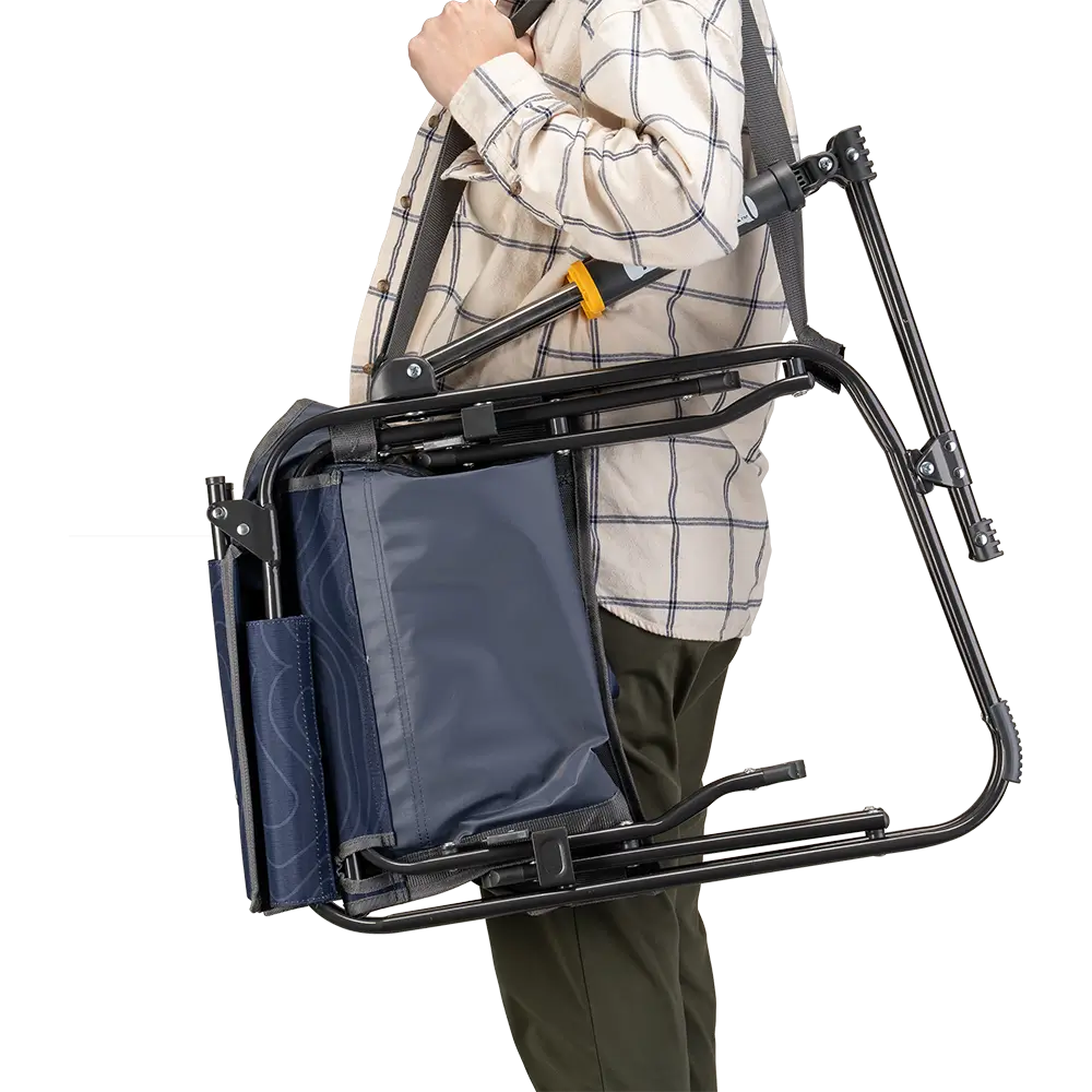 Heavy-Duty Freestyle Stowaway Rocker - Choice 794 - Patented Spring-Action Rocking Chair for Camping Detail