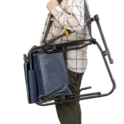 Heavy-Duty Freestyle Stowaway Rocker - Choice 794 - Patented Spring-Action Rocking Chair for Camping Detail