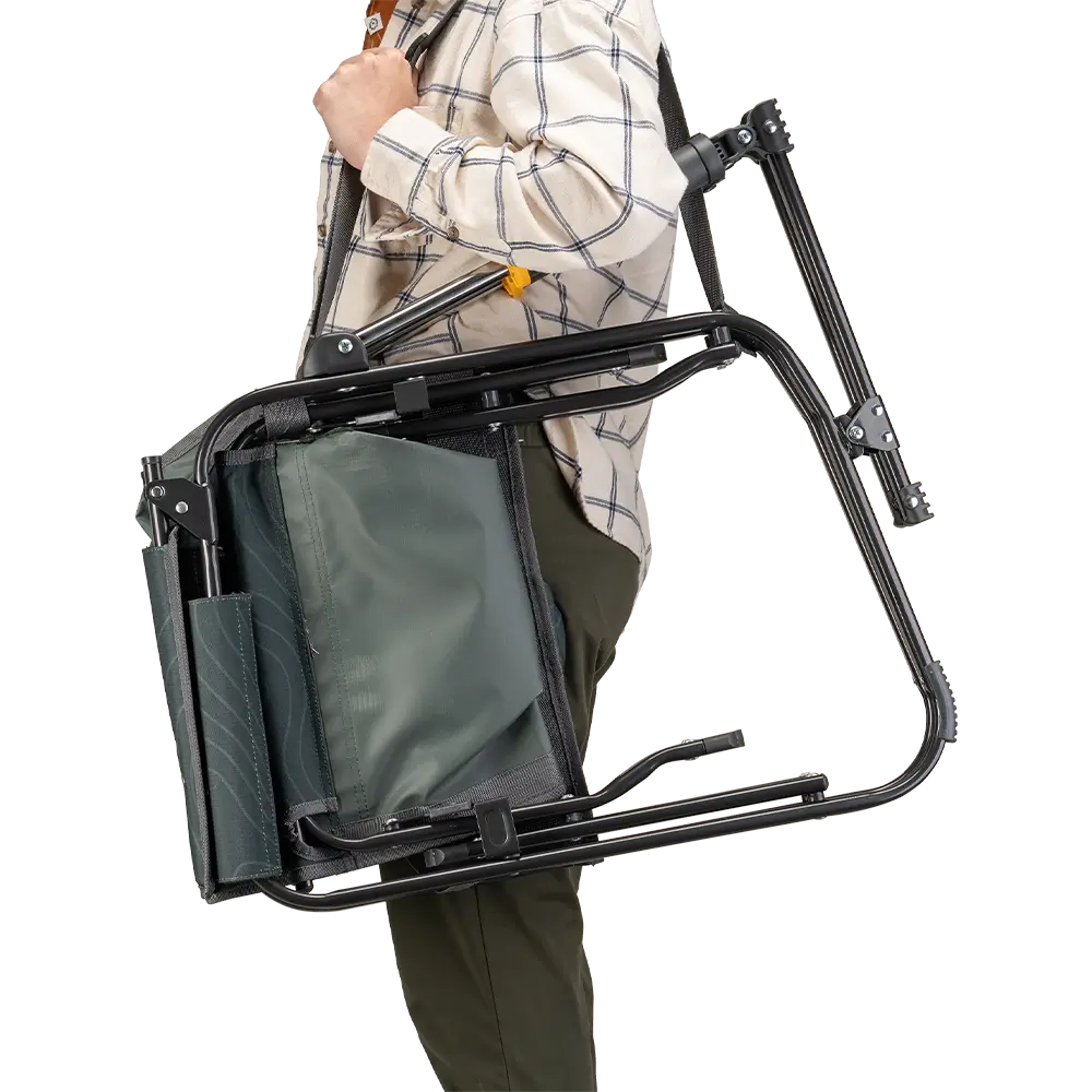Heavy-Duty Freestyle Stowaway Rocker - Choice 794 - Patented Spring-Action Rocking Chair for Camping Detail
