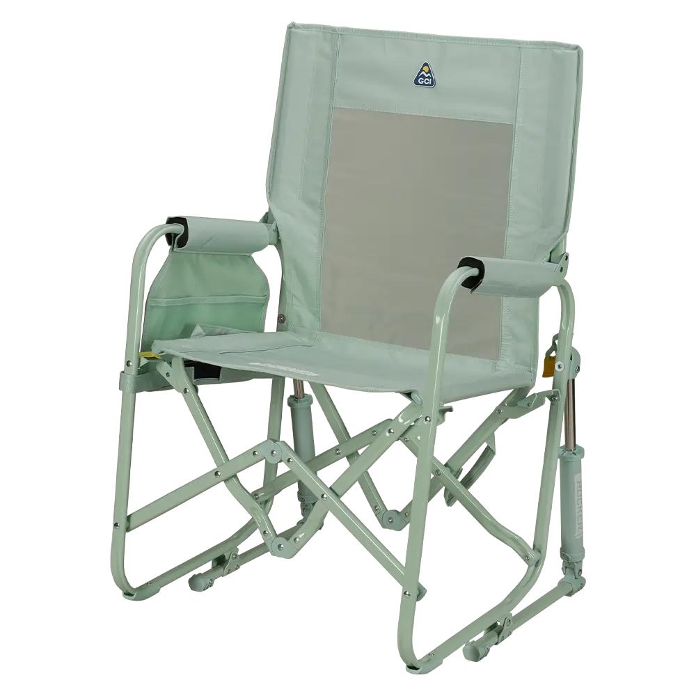 Heavy-Duty Freestyle Stowaway Rocker - Choice 794 - Patented Spring-Action Rocking Chair for Camping Detail