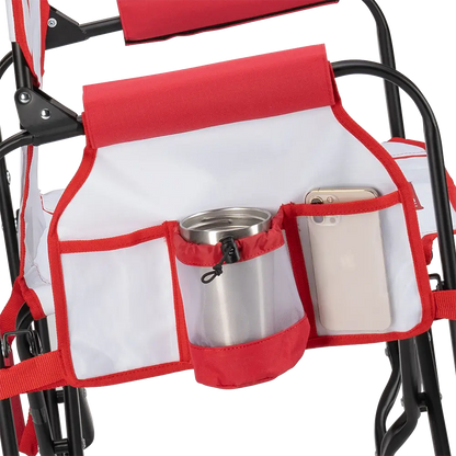 Heavy-Duty Freestyle Stowaway Rocker - Choice 794 - Patented Spring-Action Rocking Chair for Camping Detail