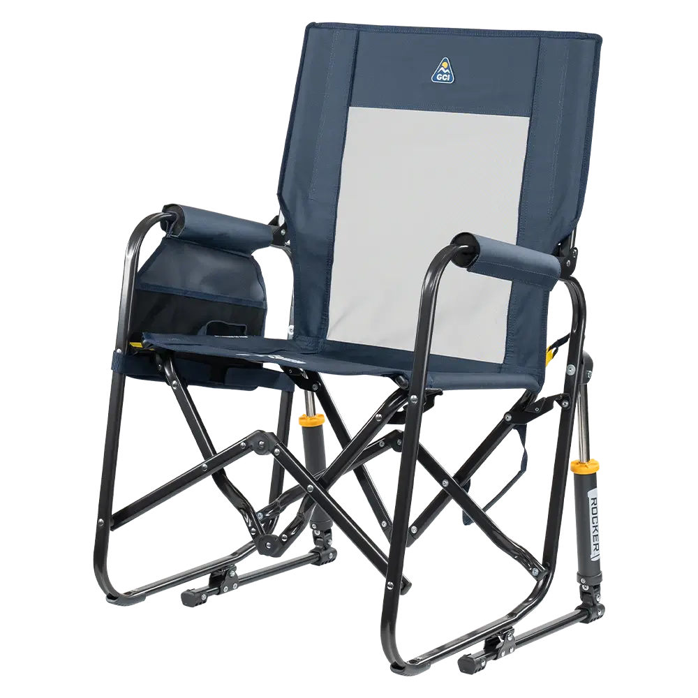 Heavy-Duty Freestyle Stowaway Rocker - Choice 794 - Patented Spring-Action Rocking Chair for Camping Detail