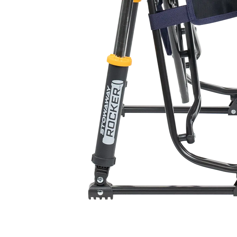 Heavy-Duty Freestyle Stowaway Rocker - Choice 794 - Patented Spring-Action Rocking Chair for Camping Detail