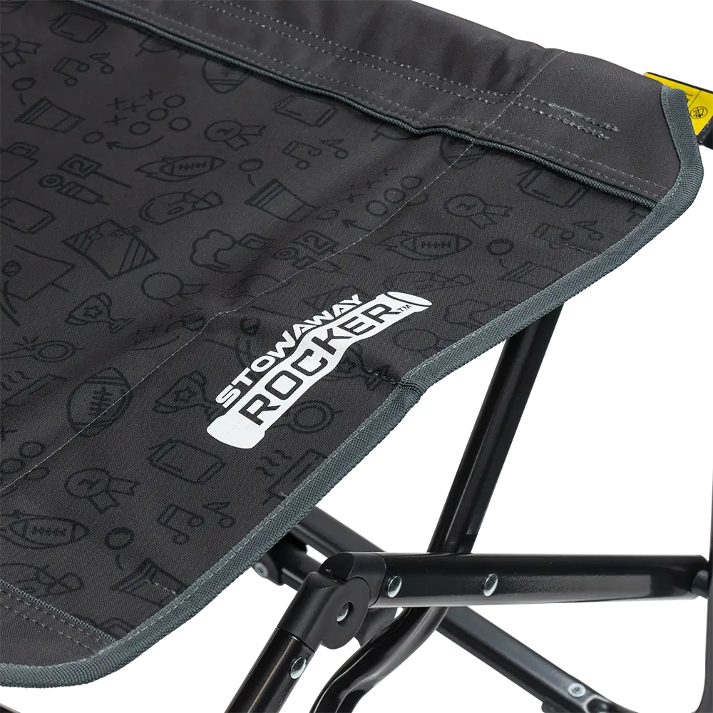 Heavy-Duty Freestyle Stowaway Rocker - Choice 794 - Patented Spring-Action Rocking Chair for Camping Detail