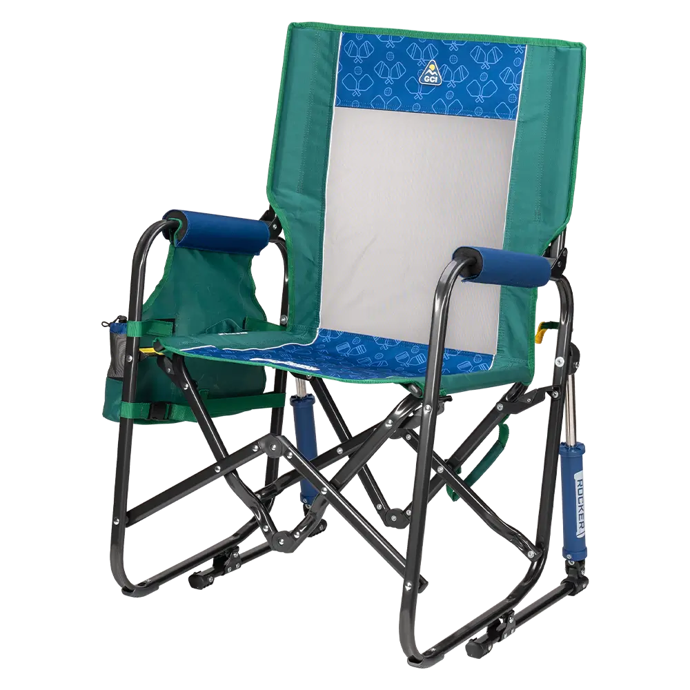 Heavy-Duty Freestyle Stowaway Rocker - Choice 794 - Patented Spring-Action Rocking Chair for Camping Detail