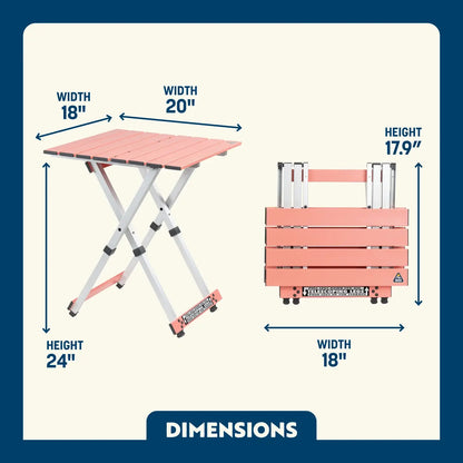 Heavy-Duty Grilling Compact Camp Table 20 - Choice 513 - Slim-Fold Outdoor Cook Station with Storage Shelves Detail