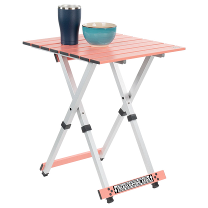 Heavy-Duty Grilling Compact Camp Table 20 - Choice 513 - Slim-Fold Outdoor Cook Station with Storage Shelves Detail
