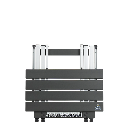 Heavy-Duty Grilling Compact Camp Table 20 - Choice 513 - Slim-Fold Outdoor Cook Station with Storage Shelves Detail