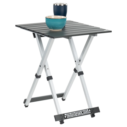 Heavy-Duty Grilling Compact Camp Table 20 - Choice 513 - Slim-Fold Outdoor Cook Station with Storage Shelves Detail