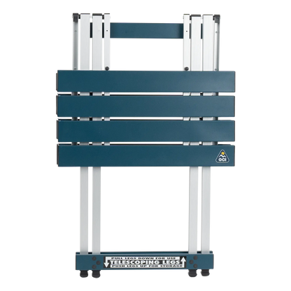 Heavy-Duty Grilling Compact Camp Table 20 - Choice 513 - Slim-Fold Outdoor Cook Station with Storage Shelves Detail