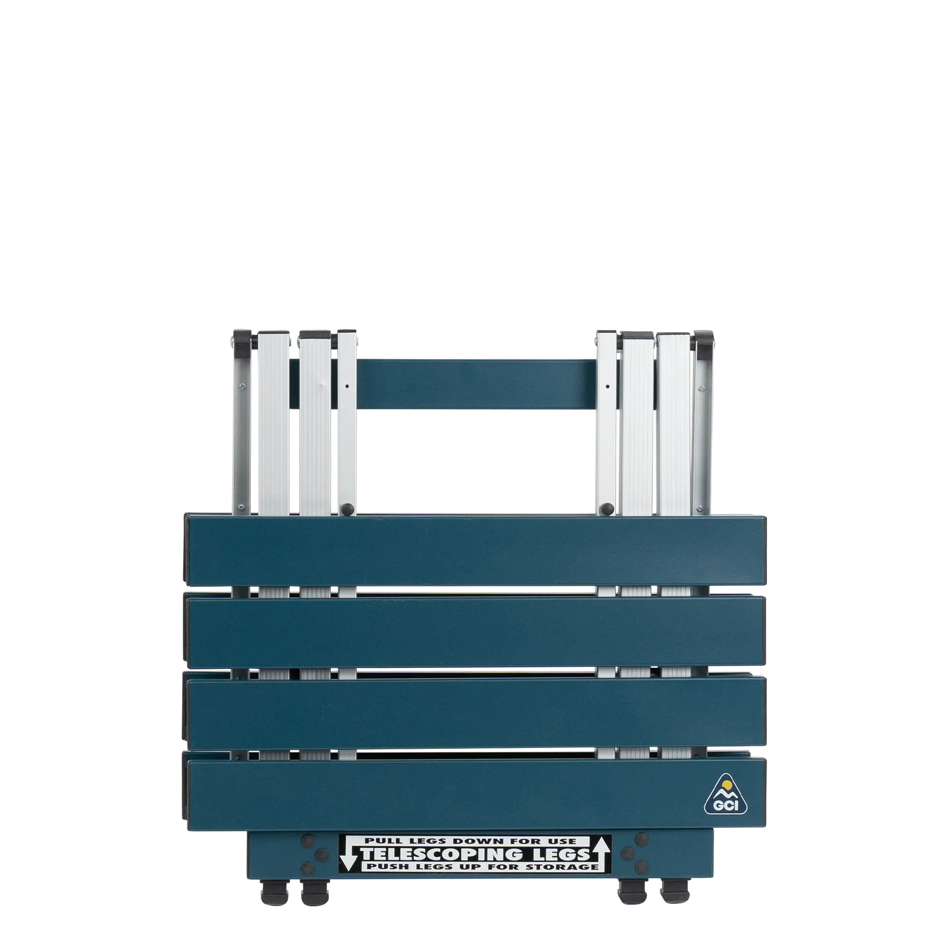 Heavy-Duty Grilling Compact Camp Table 20 - Choice 513 - Slim-Fold Outdoor Cook Station with Storage Shelves Detail