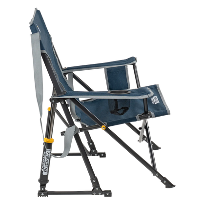 Luxury Camp Kickback Rocker - Choice 345 - Heavy-Duty Kickback Rocker with Beverage Holder Detail