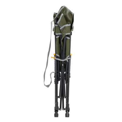 Luxury Camp Kickback Rocker - Choice 345 - Heavy-Duty Kickback Rocker with Beverage Holder Detail