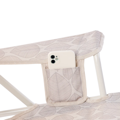 Luxury Camp Kickback Rocker - Choice 345 - Heavy-Duty Kickback Rocker with Beverage Holder Detail