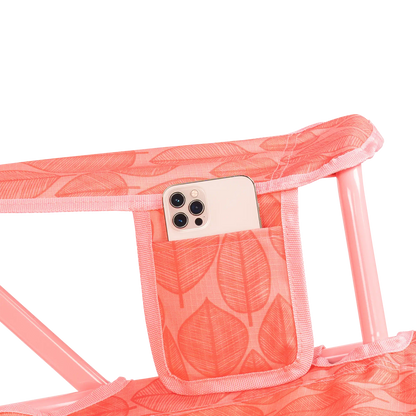 Luxury Camp Kickback Rocker - Choice 345 - Heavy-Duty Kickback Rocker with Beverage Holder Detail