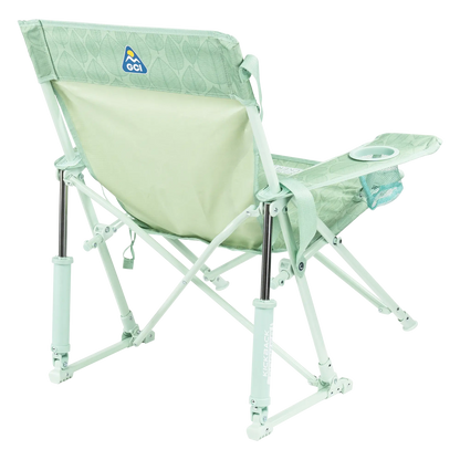 Luxury Camp Kickback Rocker - Choice 345 - Heavy-Duty Kickback Rocker with Beverage Holder Detail