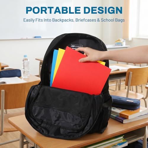 Smart Home SUNEE Folders with Pockets(25 Pack, Assorted Colors), 2